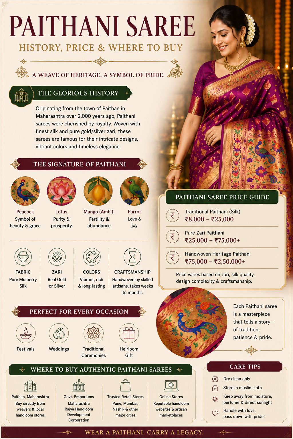 Paithani Saree: History, Price & Where to Buy